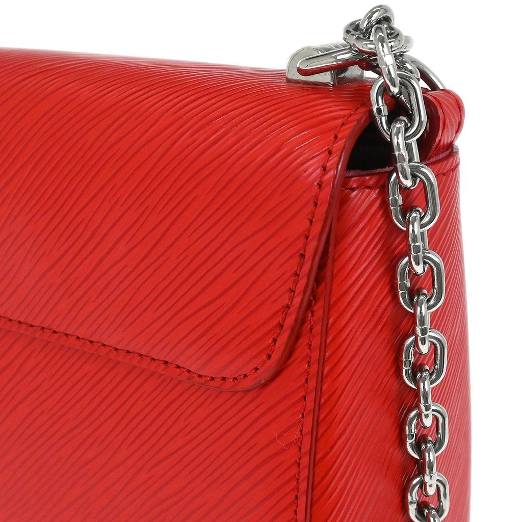 Louis Vuitton Twist Handbag Epi Leather Red Leather Shoulder Bag Bag (Pre-Owned)