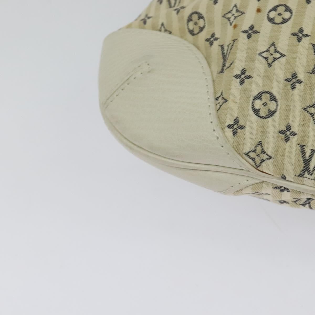 Louis Vuitton Marina Handbag Mini Lin Croisette Beige Canvas Handbag (Pre-Owned)