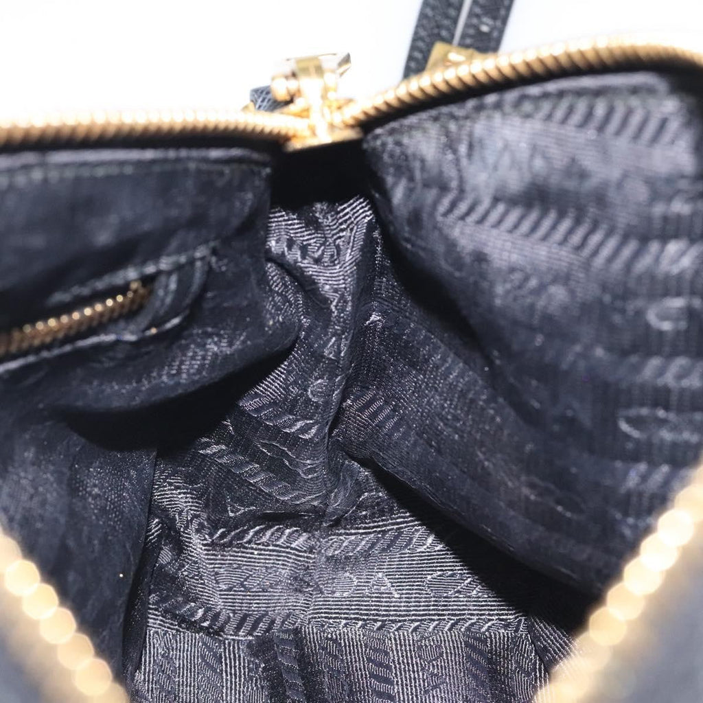Prada Vintage Pouch Tessuto Gold Nylon Clutche & Pouche Bag (Pre-Owned)