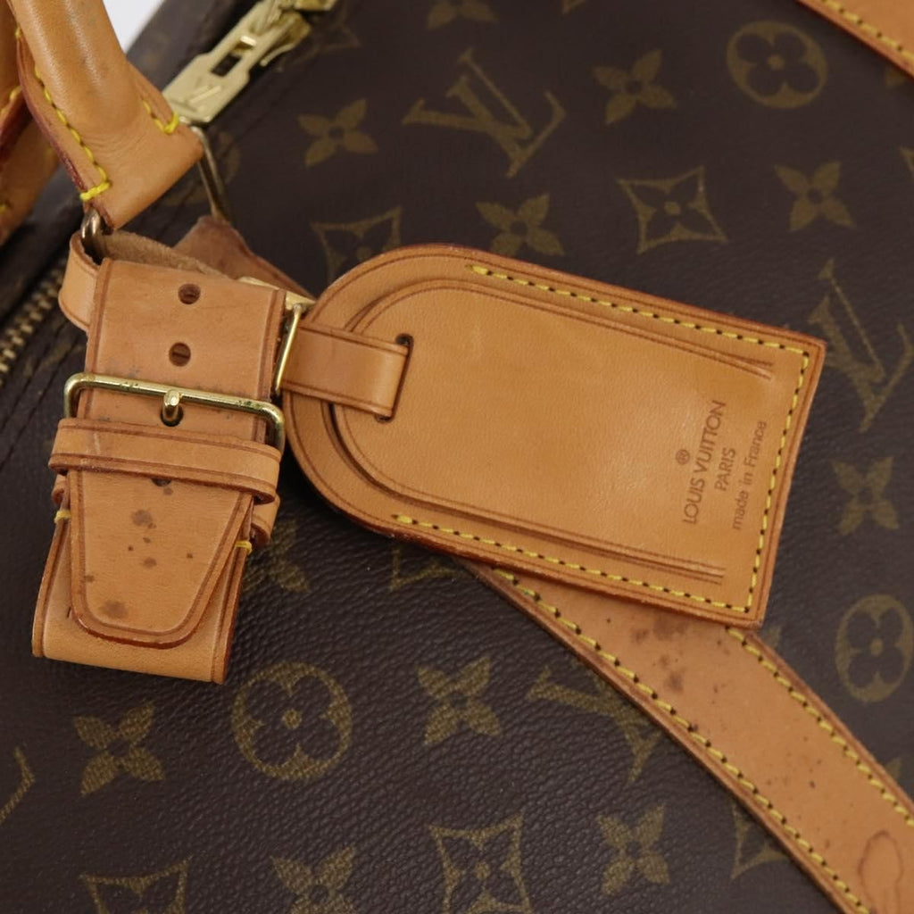 Louis Vuitton Keepall Bag Monogram Canvas Brown Canvas Travel Bag Bag (Pre-Owned)