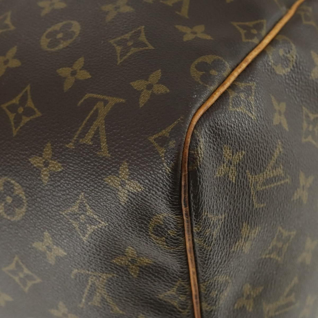 Louis Vuitton Keepall Bag Monogram Canvas Brown Canvas Travel Bag Bag (Pre-Owned)