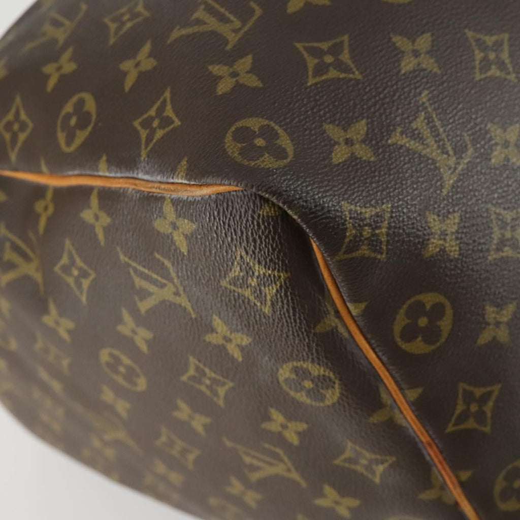 Louis Vuitton Keepall Bag Monogram Canvas Brown Canvas Travel Bag Bag (Pre-Owned)