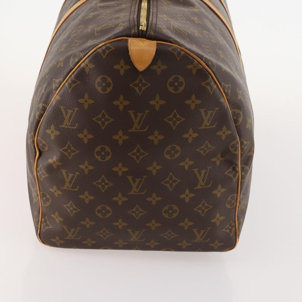 Louis Vuitton Keepall Bag Monogram Canvas Brown Canvas Travel Bag Bag (Pre-Owned)