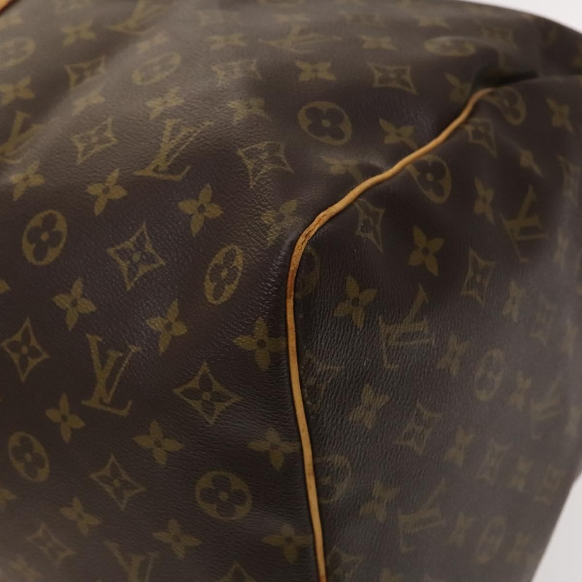 Louis Vuitton Keepall Bag Monogram Canvas Brown Canvas Travel Bag Bag (Pre-Owned)