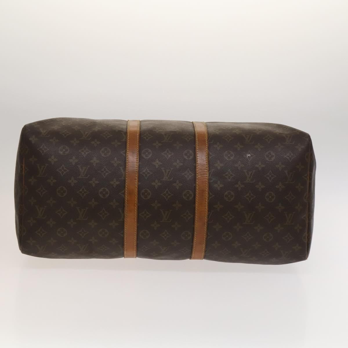 Louis Vuitton Keepall Bag Monogram Canvas Brown Canvas Travel Bag Bag (Pre-Owned)