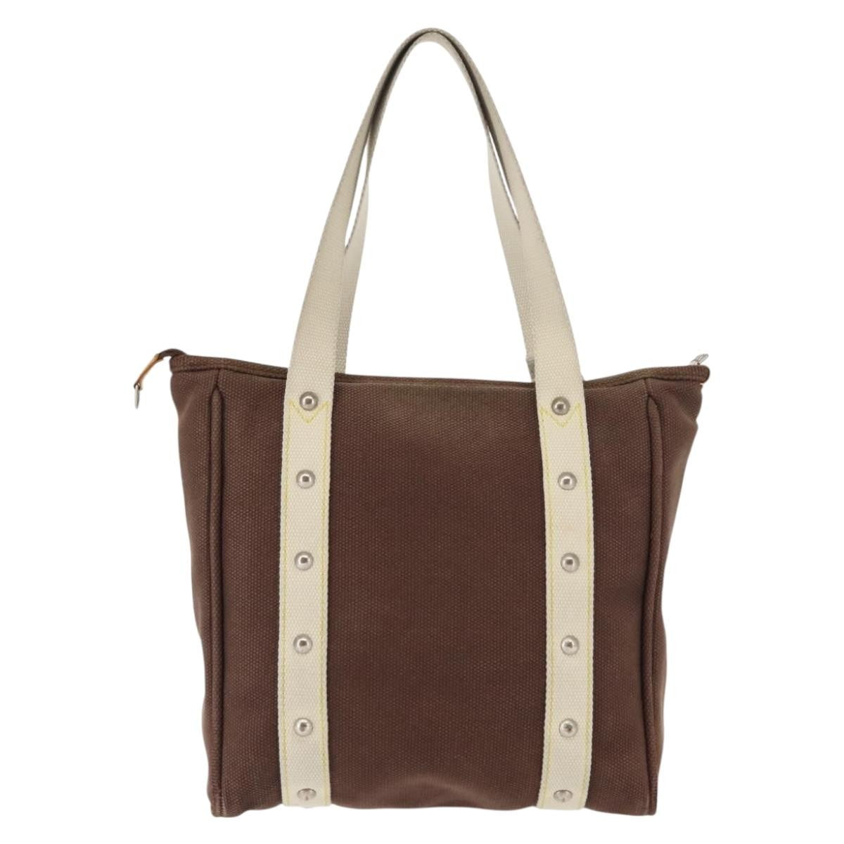 Louis Vuitton Antigua Tote Canvas Brown Canvas Tote Bag Bag (Pre-Owned)