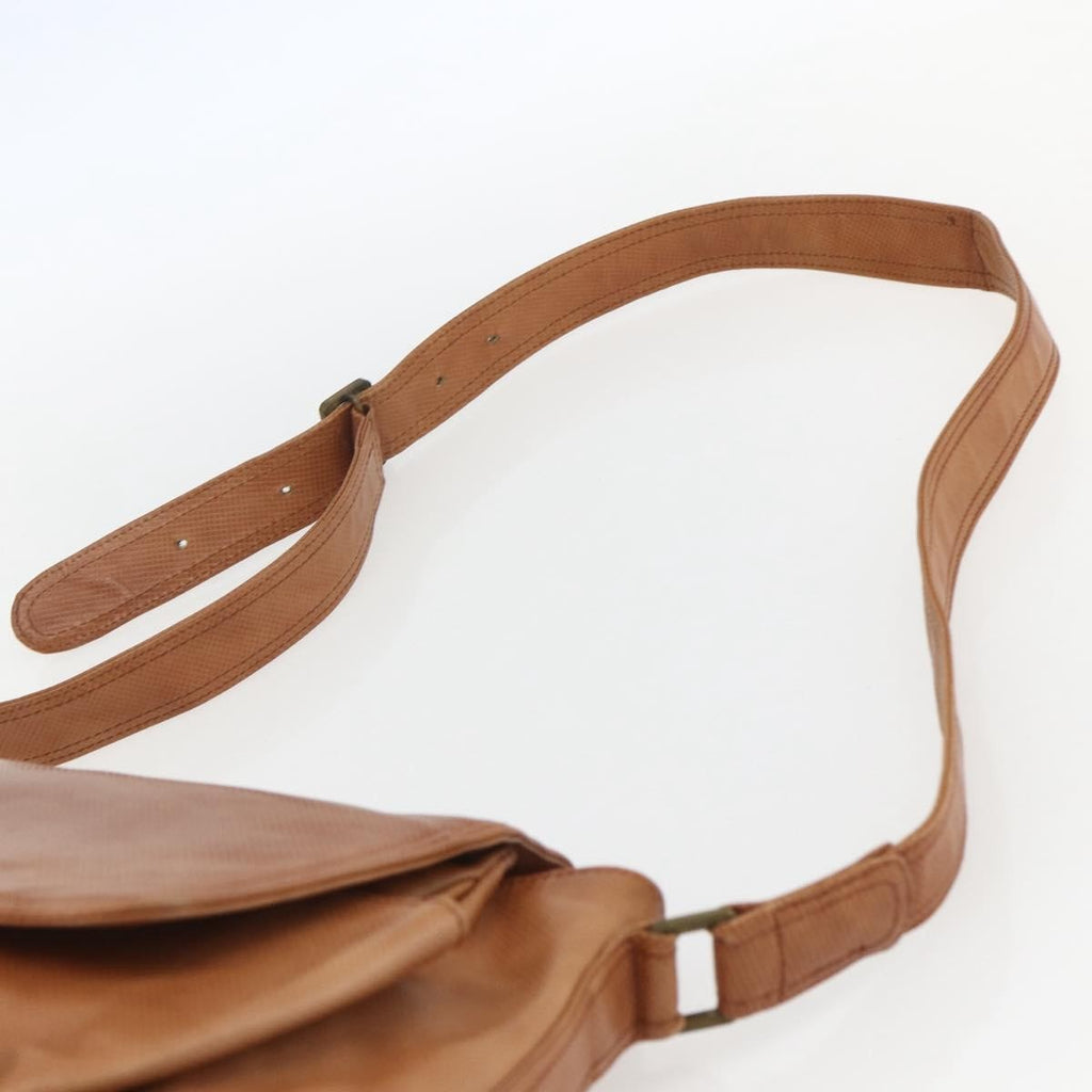 Bottega Veneta Vintage Shoulder Bag Leather Brown Leather Shoulder Bag Bag (Pre-Owned)