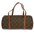 Louis Vuitton Papillon Handbag Monogram Canvas Brown Canvas Handbag (Pre-Owned)