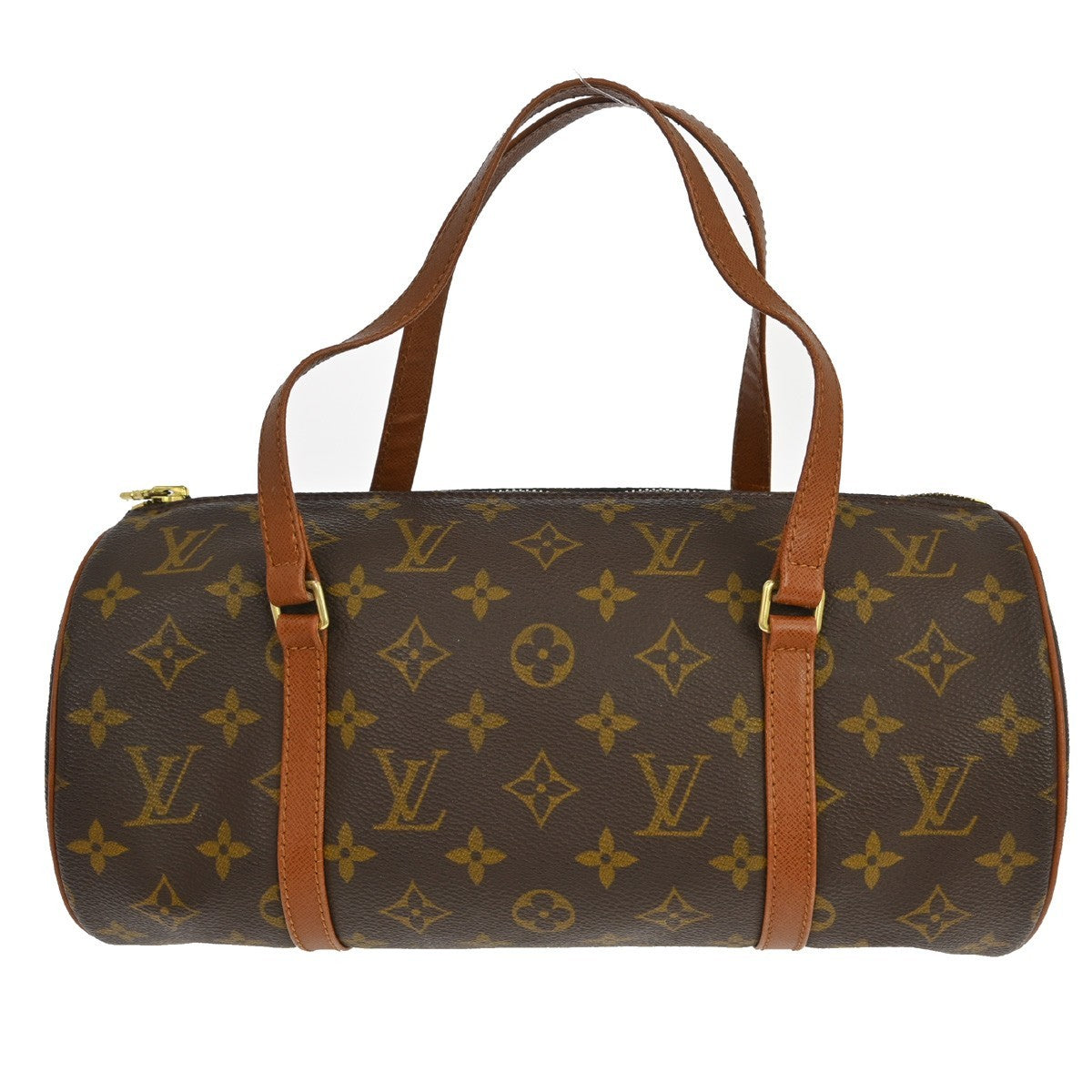 Louis Vuitton Papillon Handbag Monogram Canvas Brown Canvas Handbag (Pre-Owned)