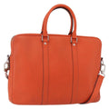 Louis Vuitton Porte-Documents Voyage Briefcase Taiga Leather Orange Leather Briefcase Bag (Pre-Owned)
