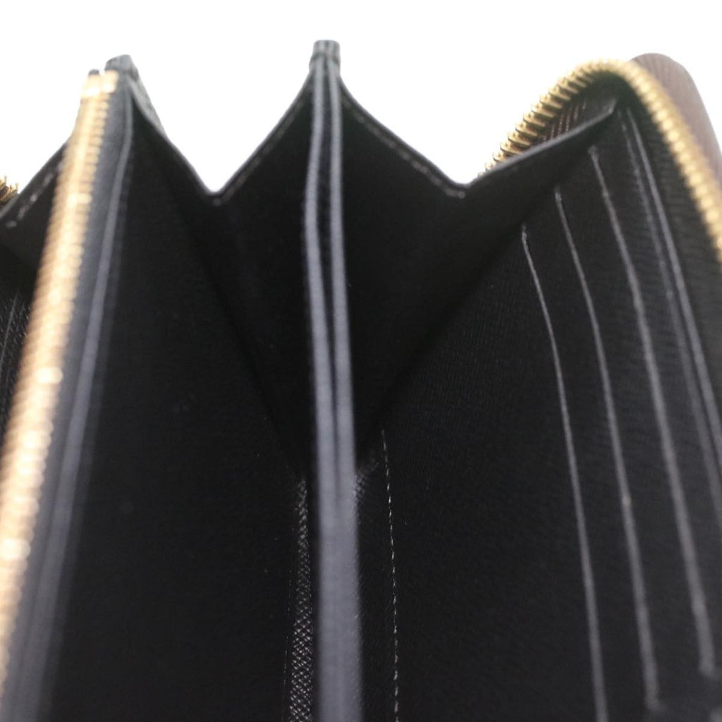 Louis Vuitton Zippy Wallet Nm Monogram Giant Reverse Brown Canvas Wallets Accessory (Pre-Owned)