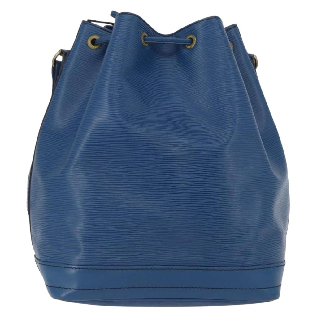 Louis Vuitton Petit Noe Nm Handbag Epi Leather Blue Leather Shoulder Bag Bag (Pre-Owned)