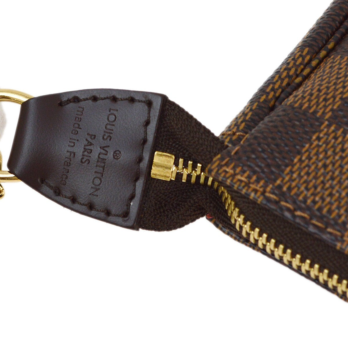 Louis Vuitton Pochette Accessoires Limited Edition Damier Brown Canvas Clutche & Pouche Bag (Pre-Owned)