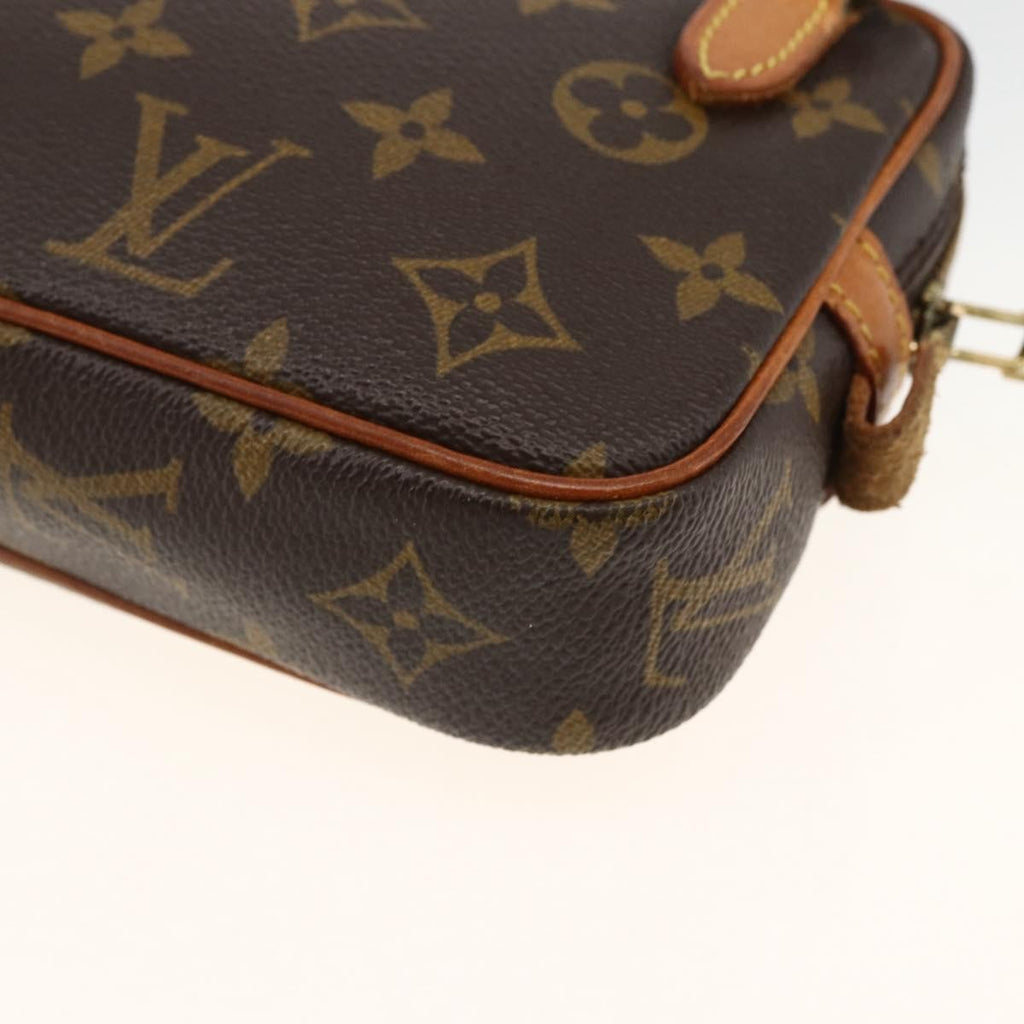Louis Vuitton Pochette Marly Bandouliere Bag Monogram Canvas Brown Canvas Shoulder Bag Bag (Pre-Owned)