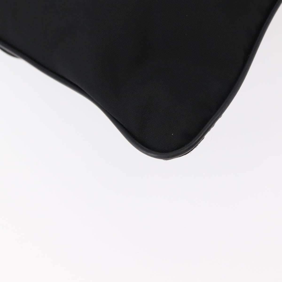 Prada Flat Messenger Bag Tessuto Black Nylon Shoulder Bag Bag (Pre-Owned)