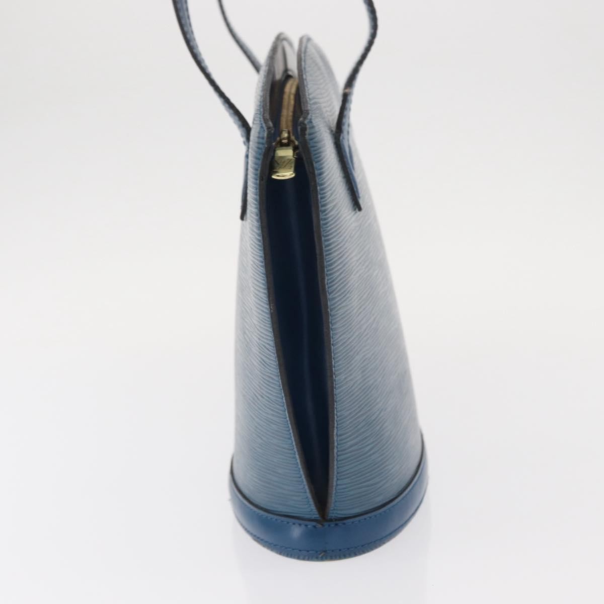 Louis Vuitton Saint Jacques Handbag Epi Leather Blue Leather Shoulder Bag Bag (Pre-Owned)