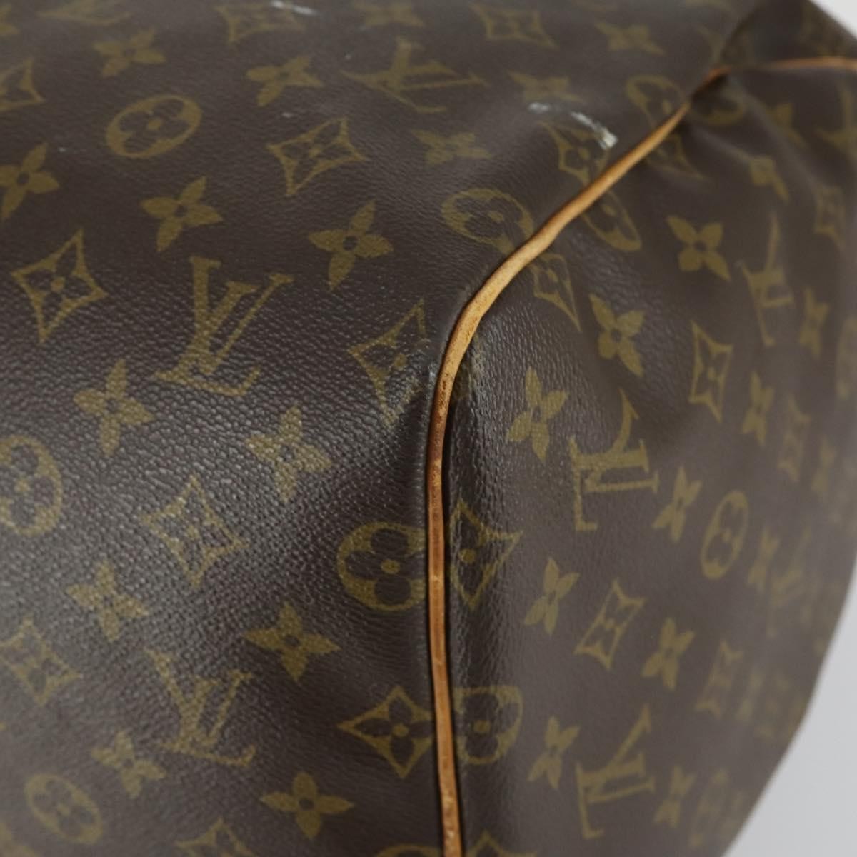 Louis Vuitton Keepall Bag Monogram Canvas Brown Canvas Travel Bag Bag (Pre-Owned)