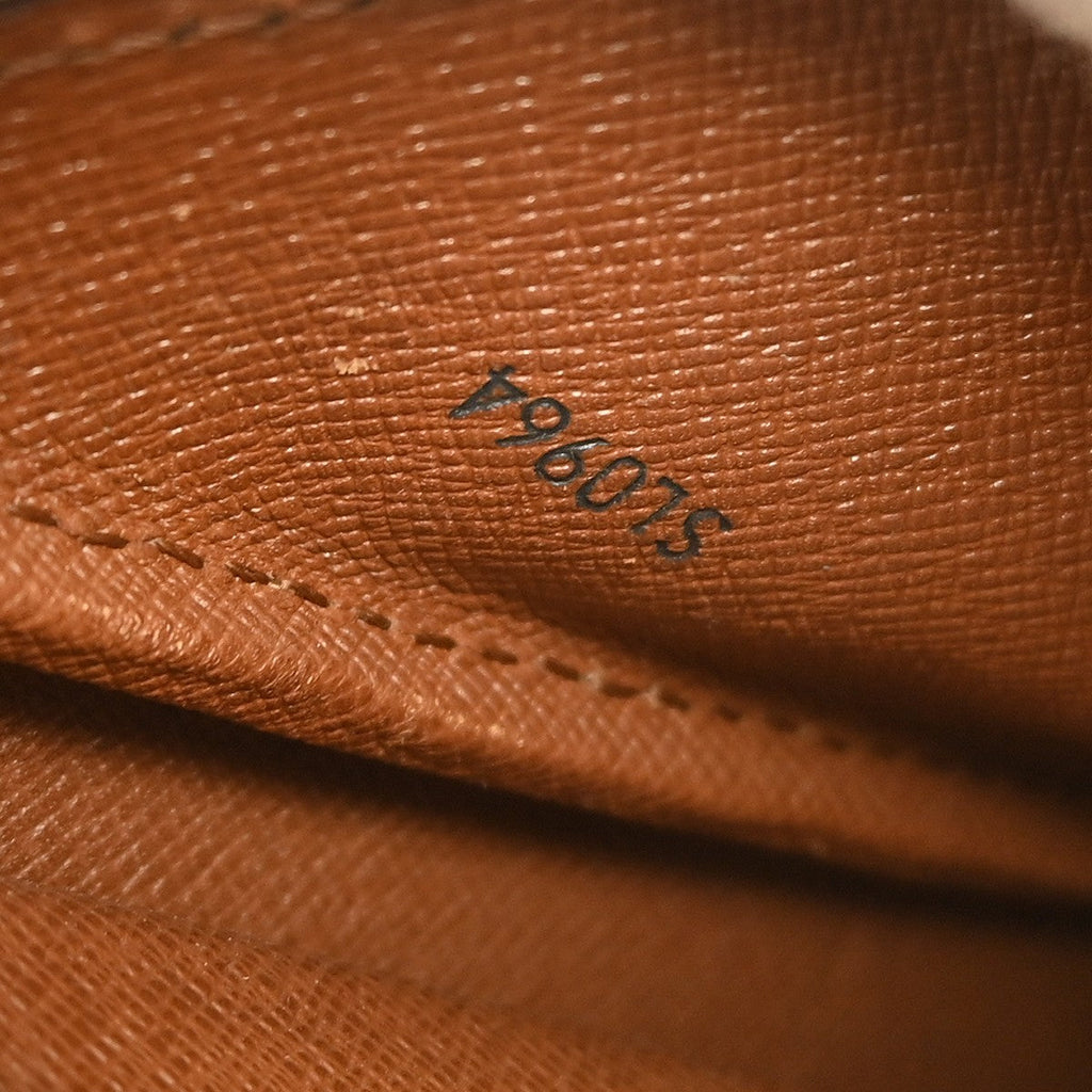 Louis Vuitton Cartouchiere Handbag Monogram Canvas Brown Canvas Shoulder Bag Bag (Pre-Owned)