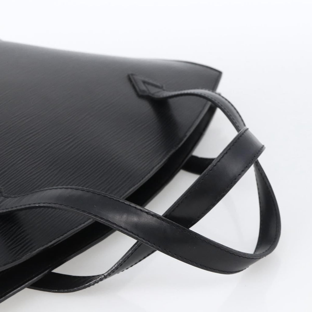 Louis Vuitton Saint Jacques Nm Handbag Epi Leather Black Leather Handbag (Pre-Owned)