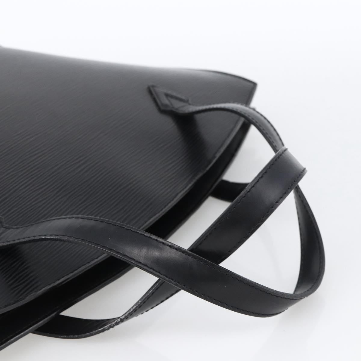 Louis Vuitton Saint Jacques Nm Handbag Epi Leather Black Leather Handbag (Pre-Owned)