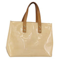 Louis Vuitton Reade Handbag Monogram Vernis Beige Patent_Leather Handbag (Pre-Owned)