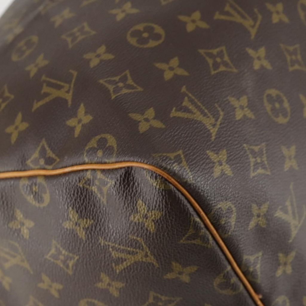 Louis Vuitton Keepall Bag Monogram Canvas Brown Canvas Travel Bag Bag (Pre-Owned)