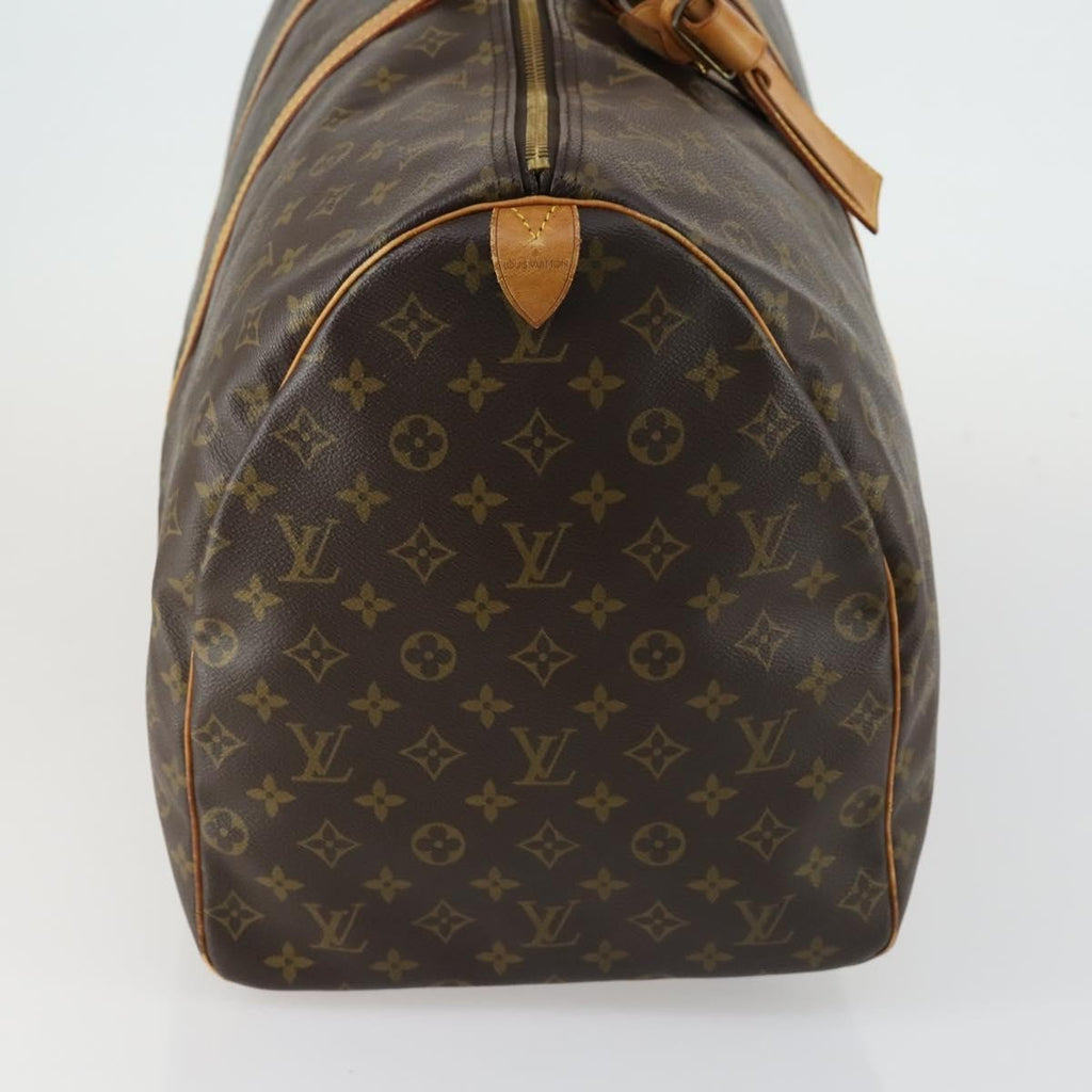Louis Vuitton Keepall Bag Monogram Canvas Brown Canvas Travel Bag Bag (Pre-Owned)