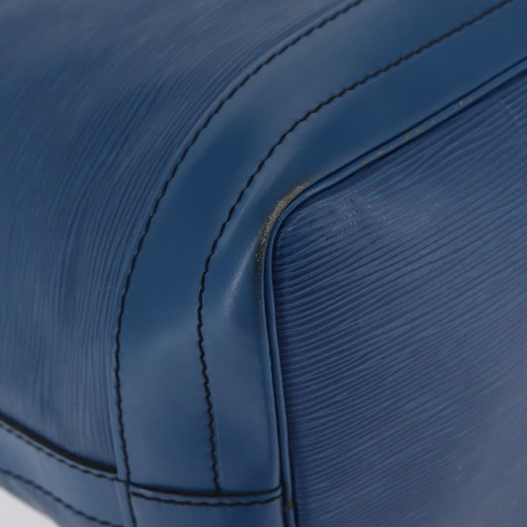 Louis Vuitton Petit Noe Nm Handbag Epi Leather Blue Leather Shoulder Bag Bag (Pre-Owned)