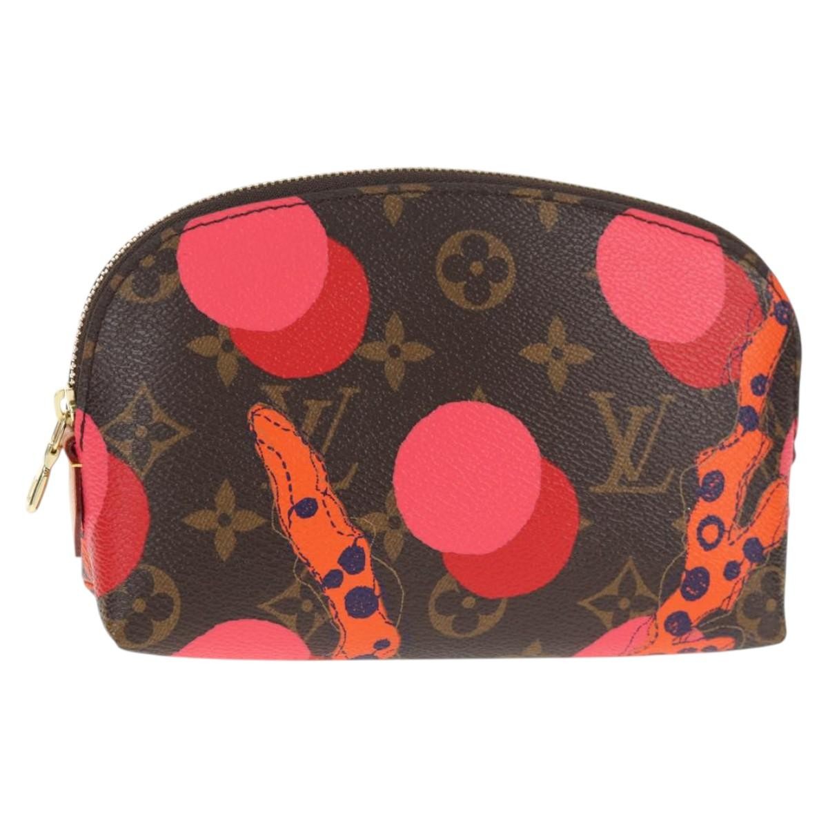 Louis Vuitton Cosmetic Pouch Limited Edition Monogram Jungle Dots Brown Canvas Bag (Pre-Owned)