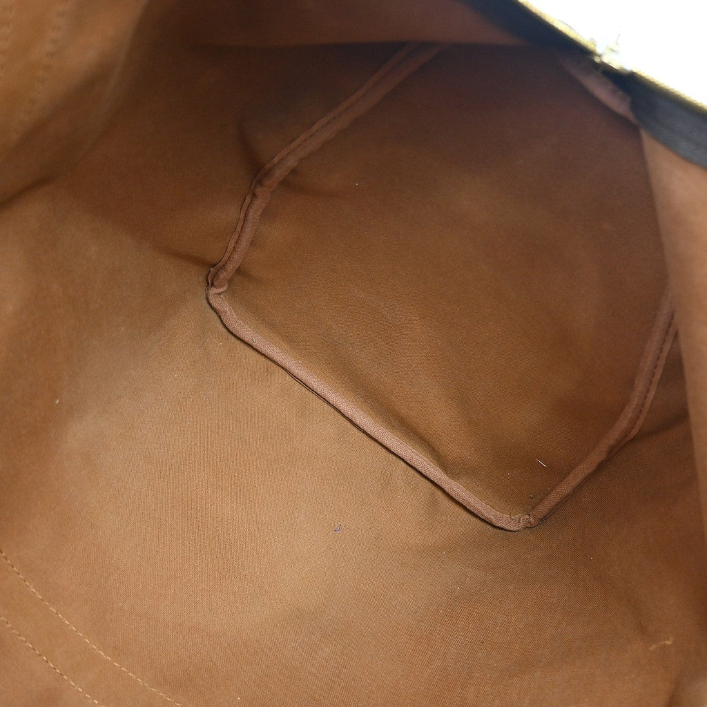 Louis Vuitton Keepall Bag Monogram Canvas Brown Canvas Travel Bag Bag (Pre-Owned)