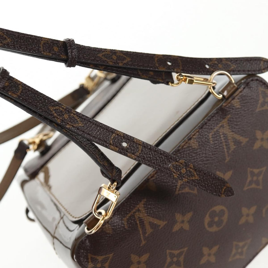 Louis Vuitton Hot Springs Backpack Vernis With Monogram Canvas Khaki Canvas Backpack Bag (Pre-Owned)
