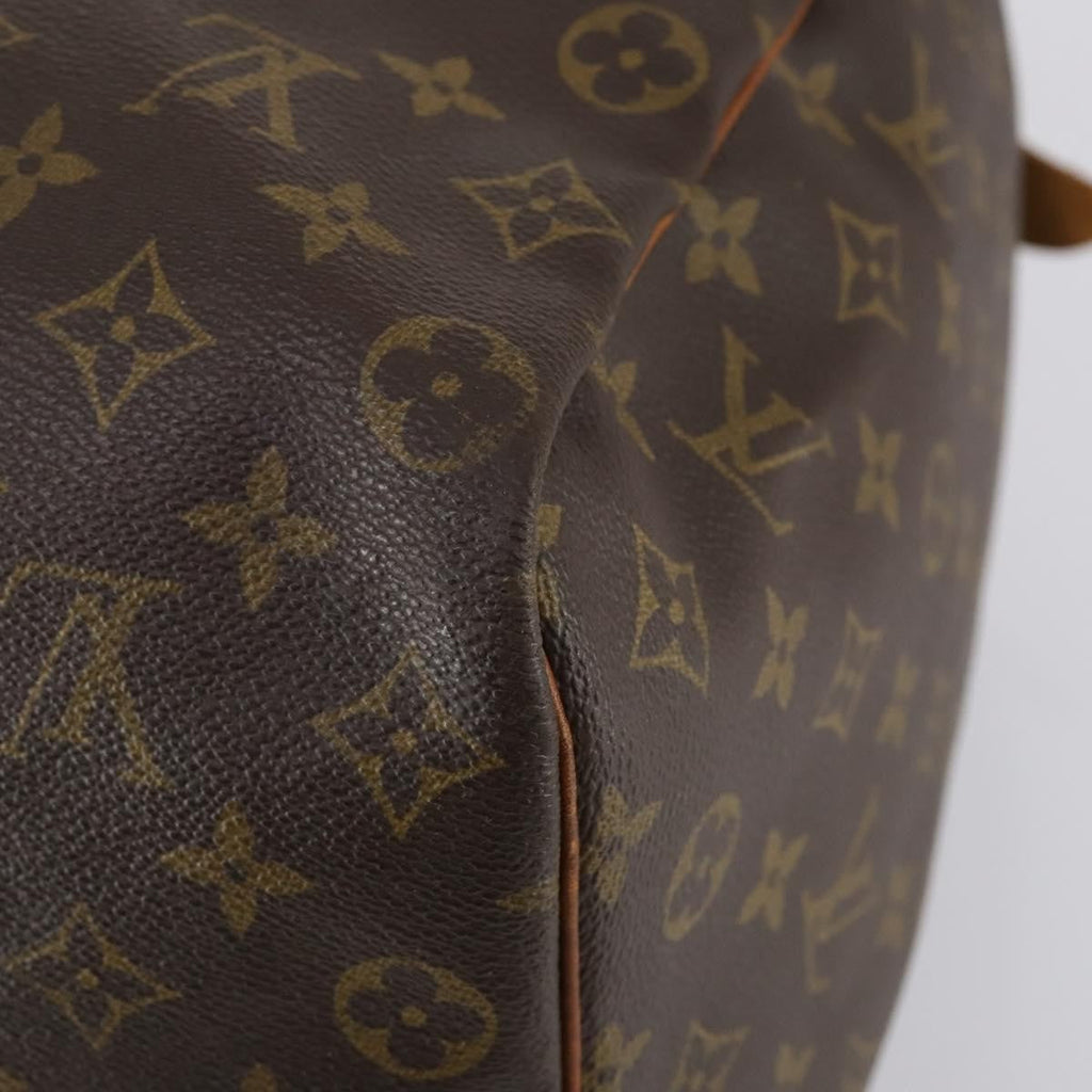 Louis Vuitton Keepall Bag Monogram Canvas Brown Canvas Travel Bag Bag (Pre-Owned)