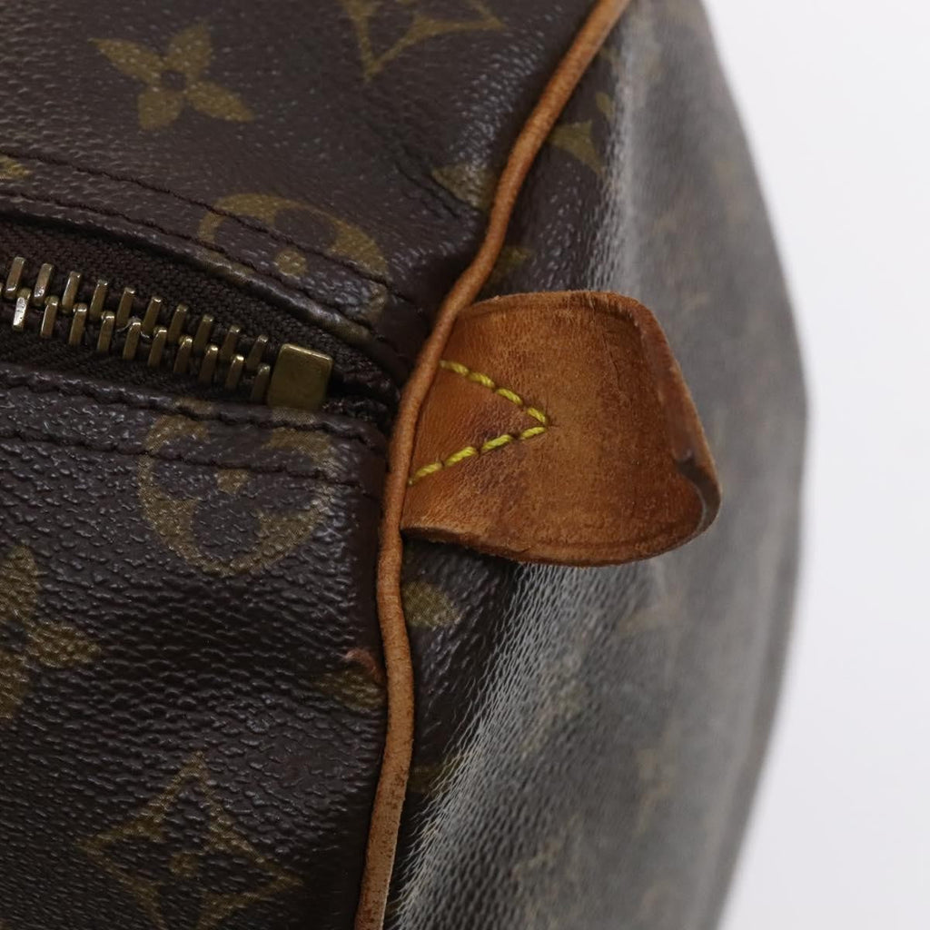 Louis Vuitton Keepall Bag Monogram Canvas Brown Canvas Travel Bag Bag (Pre-Owned)
