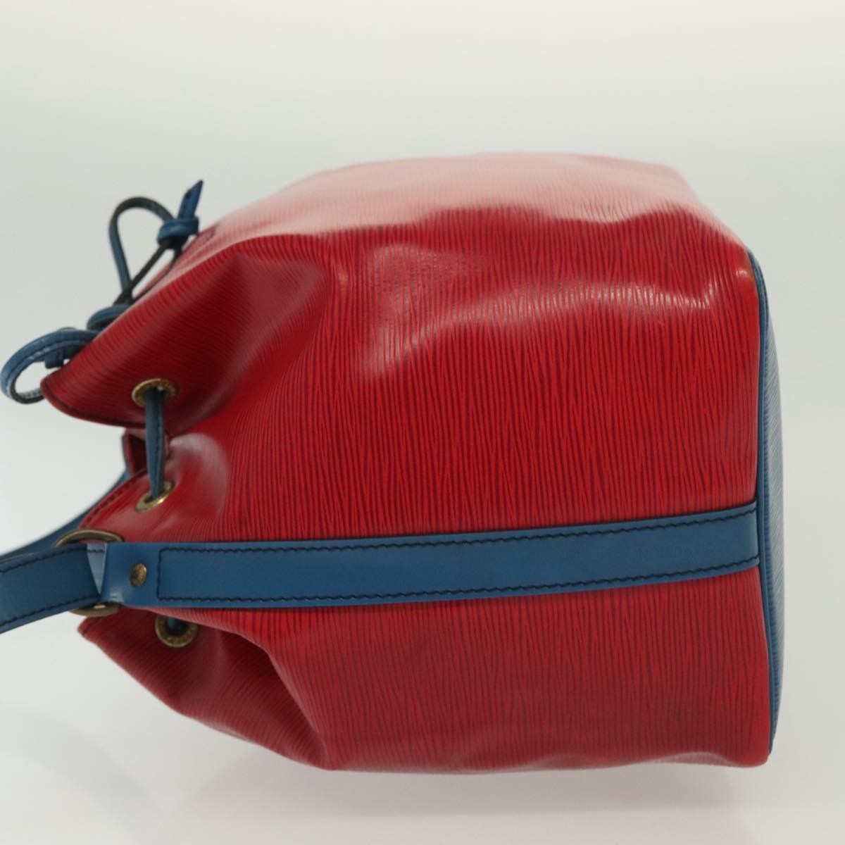 Louis Vuitton Petit Noe Handbag Epi Leather Red Leather Shoulder Bag Bag (Pre-Owned)