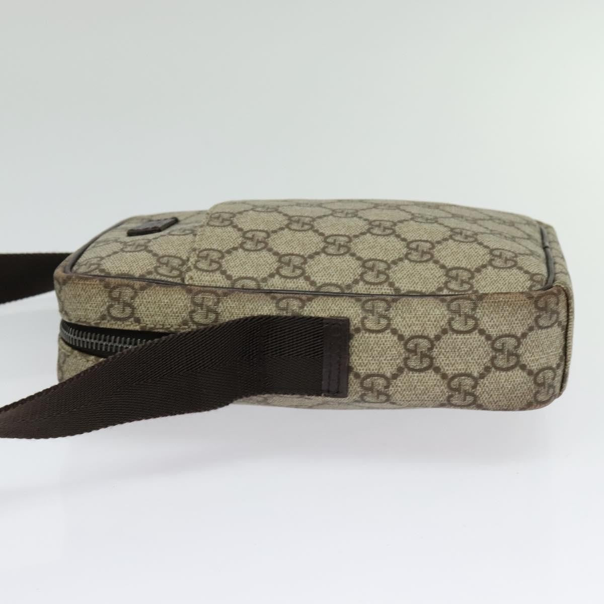 Gucci Gg Supreme Shoulder Bag Canvas Beige Canvas Shoulder Bag Bag (Pre-Owned)