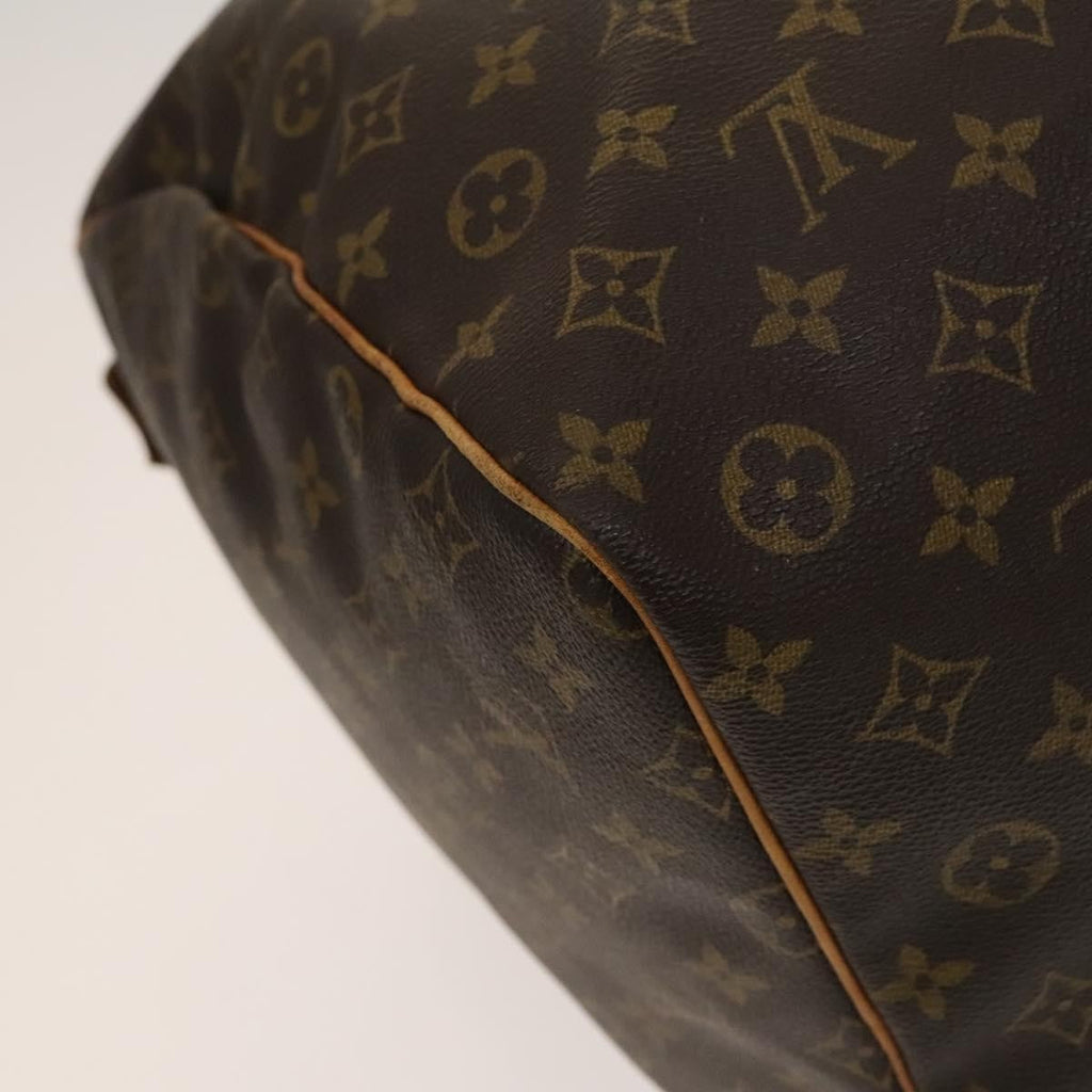 Louis Vuitton Keepall Bag Monogram Canvas Brown Canvas Travel Bag Bag (Pre-Owned)