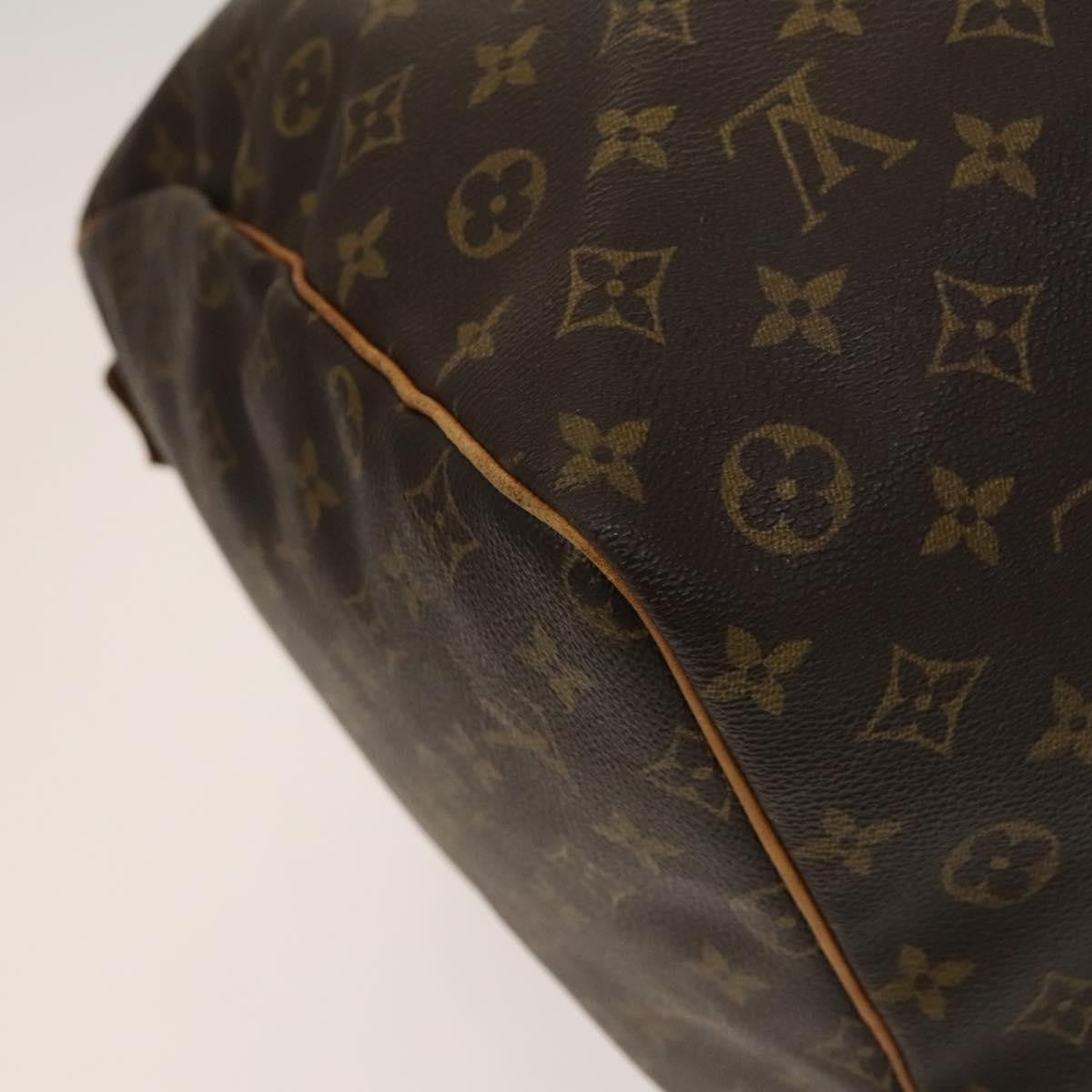 Louis Vuitton Keepall Bag Monogram Canvas Brown Canvas Travel Bag Bag (Pre-Owned)