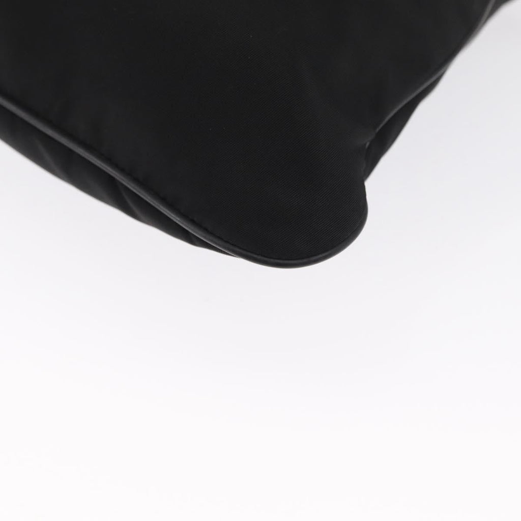 Prada Front Pocket Messenger Bag Tessuto Black Nylon Shoulder Bag Bag (Pre-Owned)