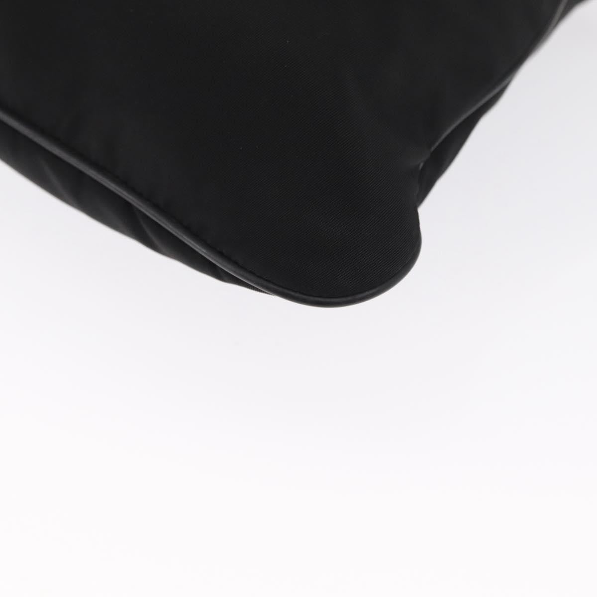 Prada Front Pocket Messenger Bag Tessuto Black Nylon Shoulder Bag Bag (Pre-Owned)