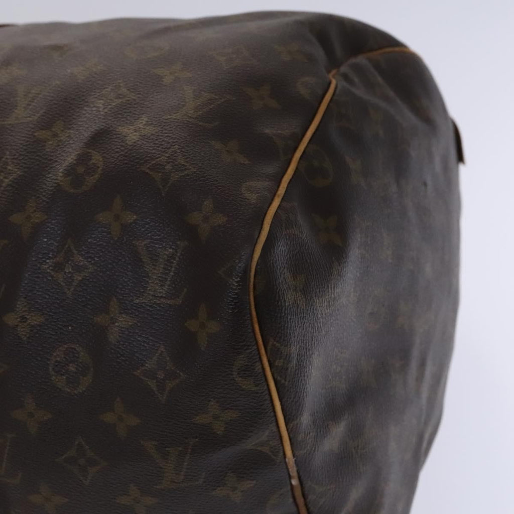 Louis Vuitton Keepall Bag Monogram Canvas Brown Canvas Travel Bag Bag (Pre-Owned)