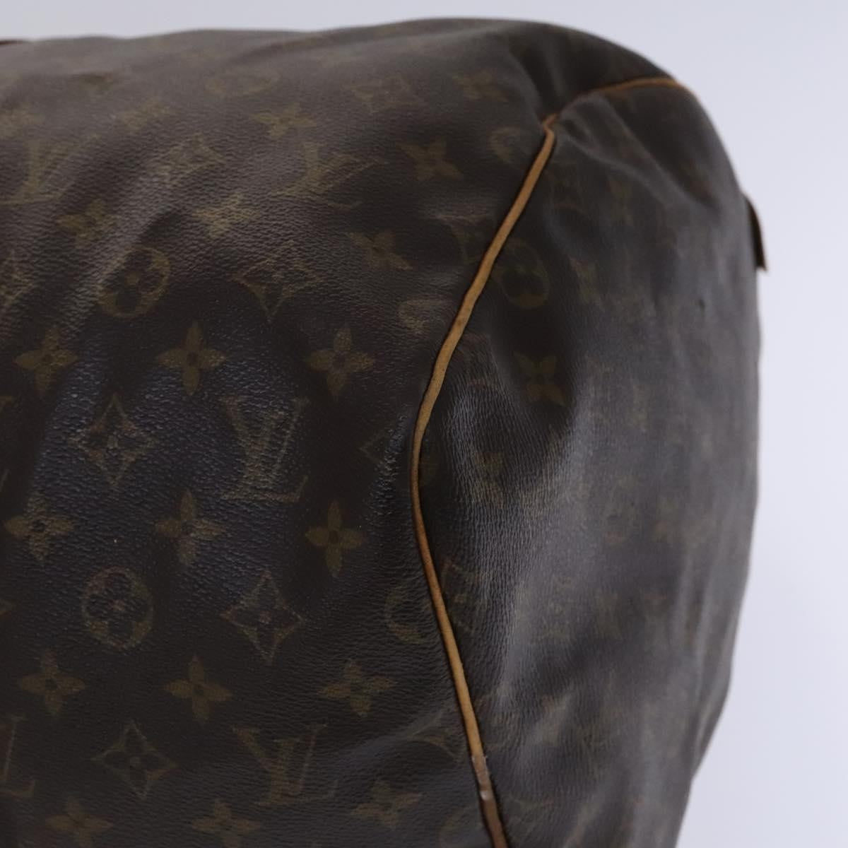 Louis Vuitton Keepall Bag Monogram Canvas Brown Canvas Travel Bag Bag (Pre-Owned)