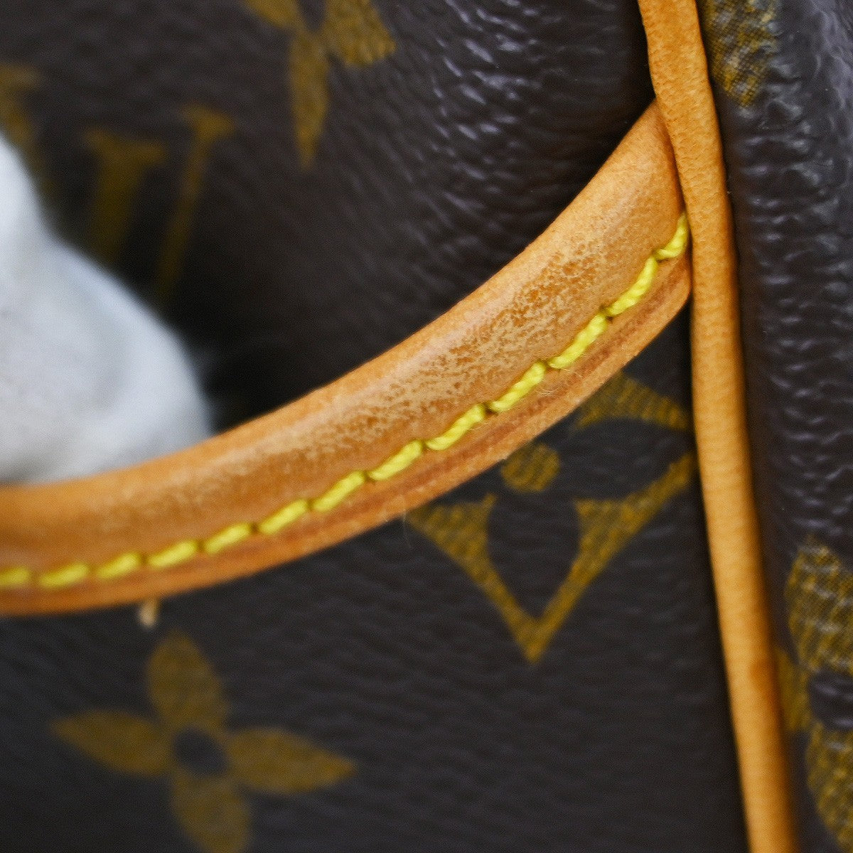 Louis Vuitton Deauville Handbag Monogram Canvas Brown Canvas Handbag (Pre-Owned)