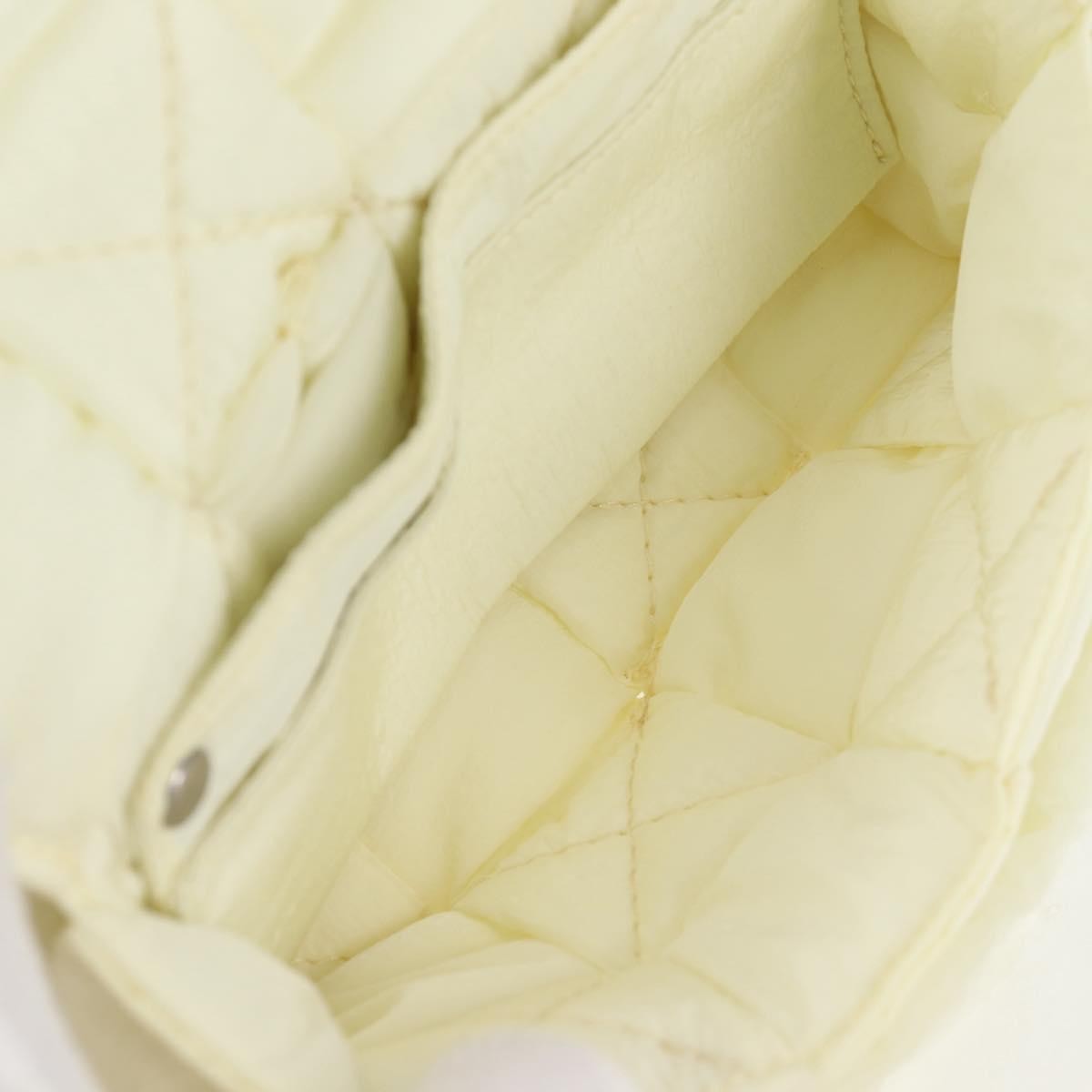 Bottega Veneta Padded Tech Cassette Crossbody Bag Intrecciato Nylon White Synthetic Bag (Pre-Owned)