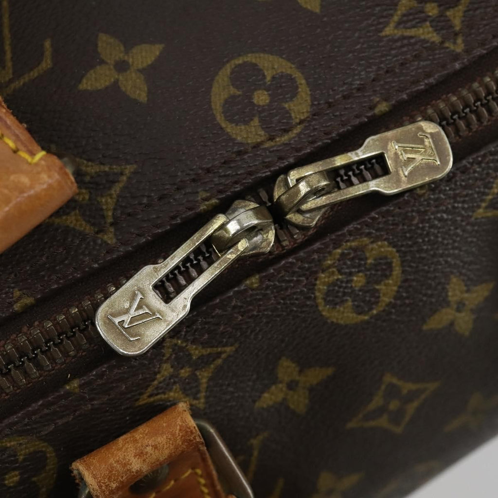 Louis Vuitton Keepall Bag Monogram Canvas Brown Canvas Travel Bag Bag (Pre-Owned)