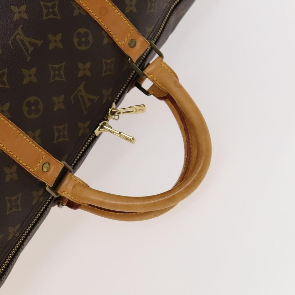 Louis Vuitton Keepall Bag Monogram Canvas Brown Canvas Travel Bag Bag (Pre-Owned)