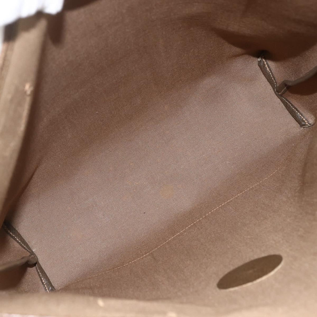Gucci Ophidia Front Pocket Shopper Tote Gg Coated Canvas Beige Canvas Tote Bag Bag (Pre-Owned)