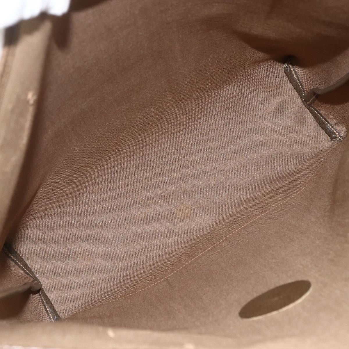 Gucci Ophidia Front Pocket Shopper Tote Gg Coated Canvas Beige Canvas Tote Bag Bag (Pre-Owned)