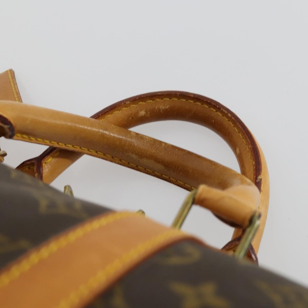 Louis Vuitton Keepall Bag Monogram Canvas Brown Canvas Travel Bag Bag (Pre-Owned)