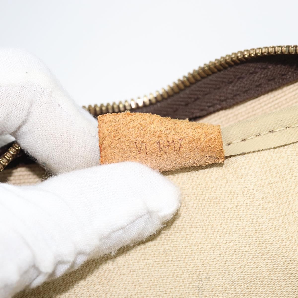 Louis Vuitton Deauville Handbag Monogram Canvas Brown Canvas Handbag (Pre-Owned)