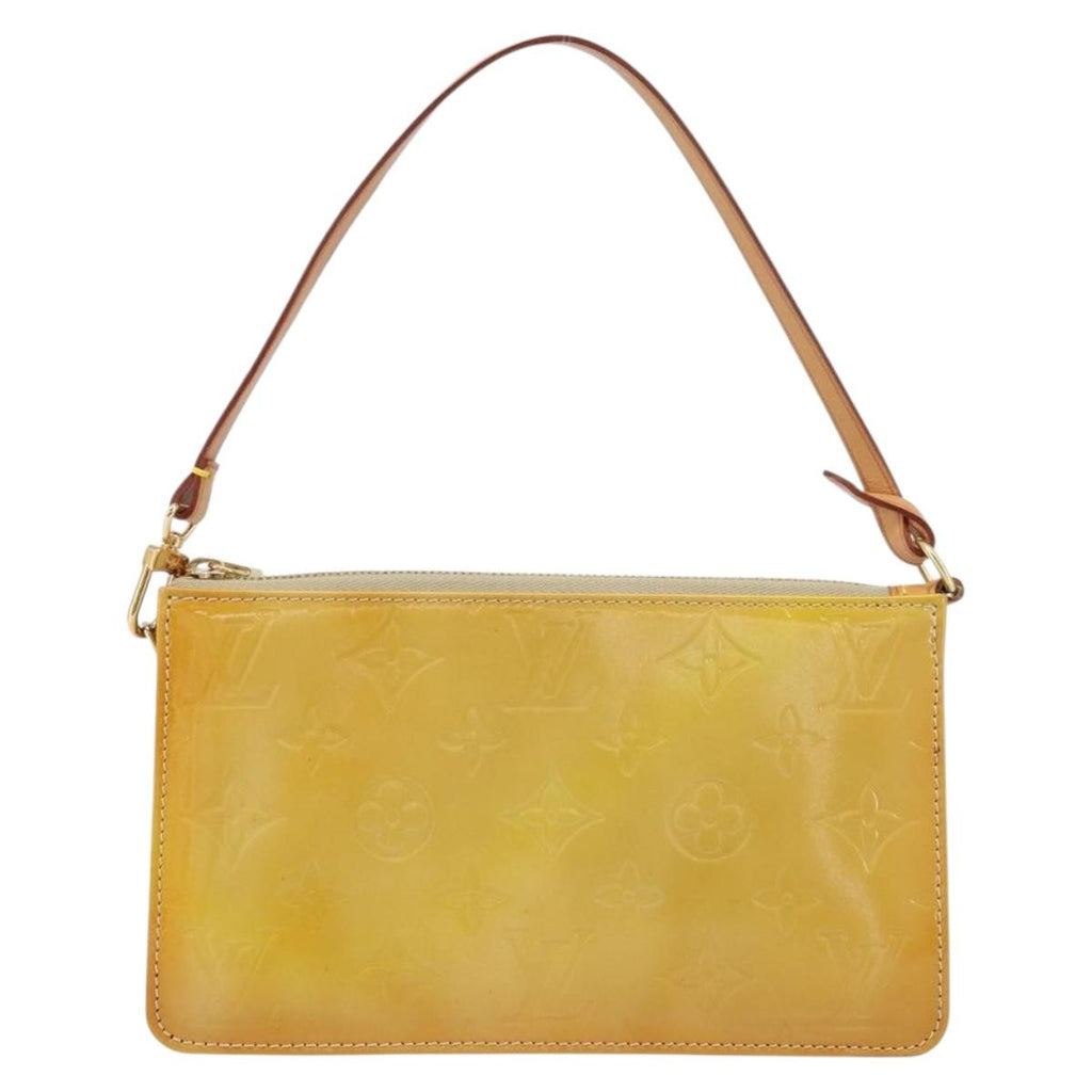 Louis Vuitton Lexington Pochette Patent Leather Beige Patent_Leather Clutche & Pouche Bag (Pre-Owned)